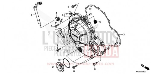 PANNEAU CARTER-MOTEUR D. CB500FAE de 2014
